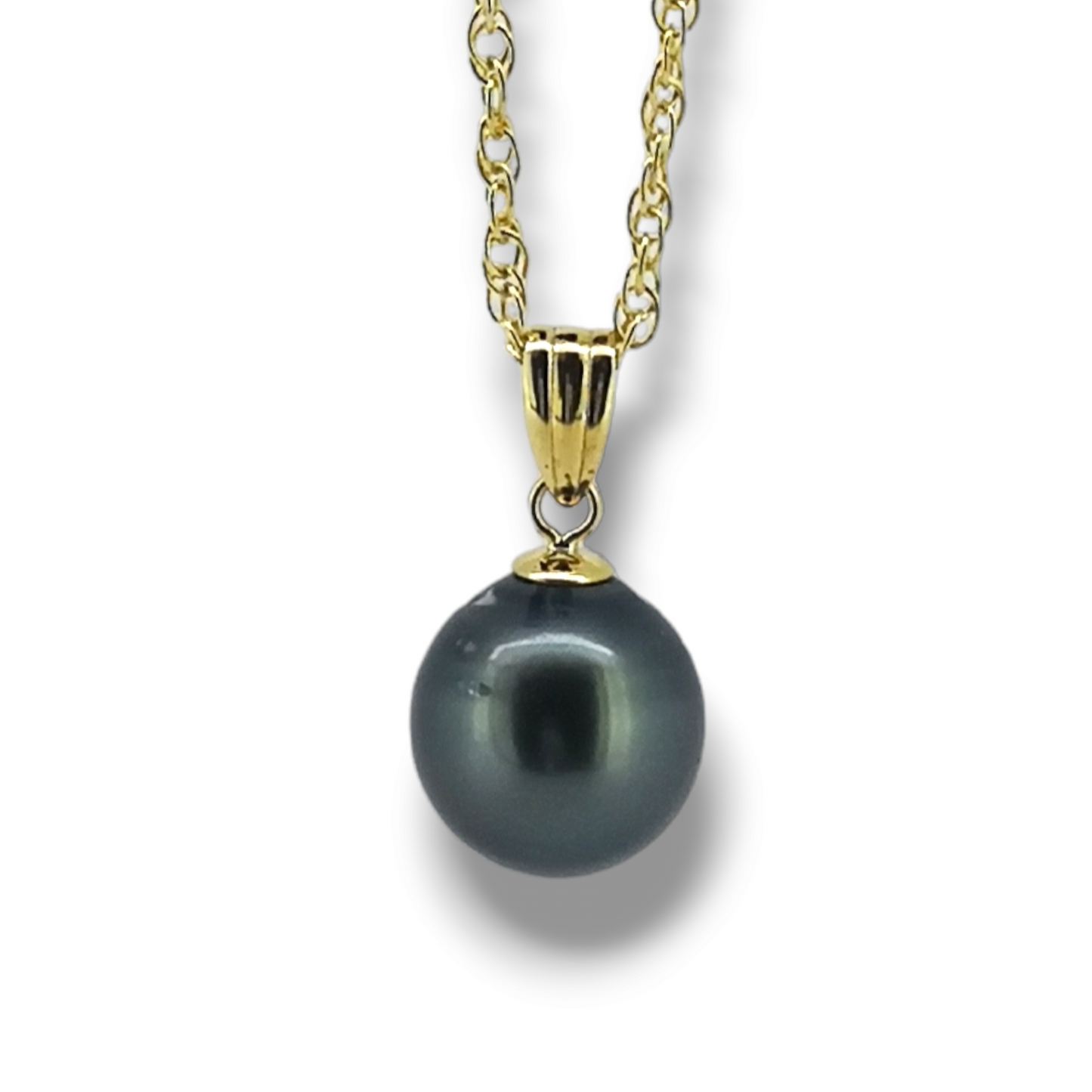 Classic Single Tahitian Necklace-Necklace-Danika Cooper Jewellery
