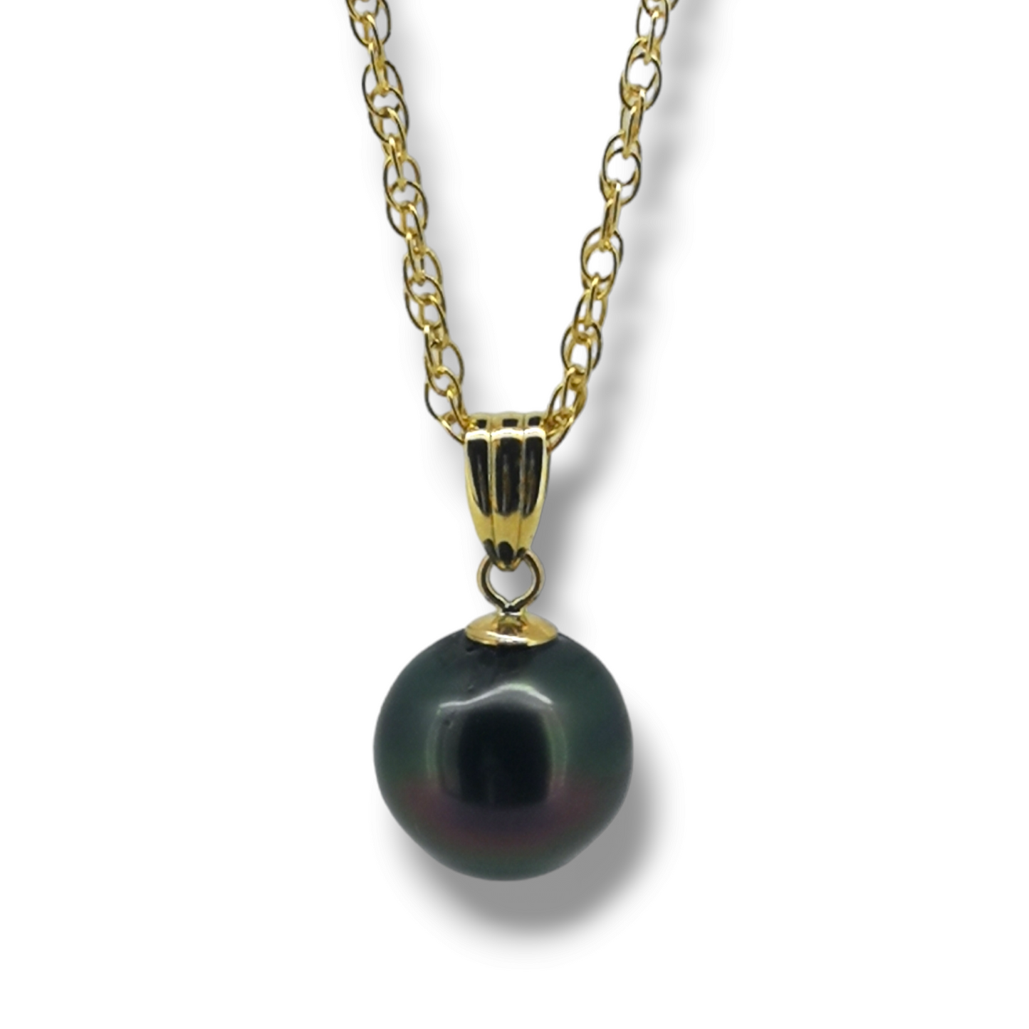 Classic Single Tahitian Necklace-Necklace-Danika Cooper Jewellery