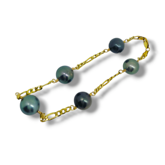 Roots Bracelet 22cm 14ct yellow gold-Danika Cooper Jewellery