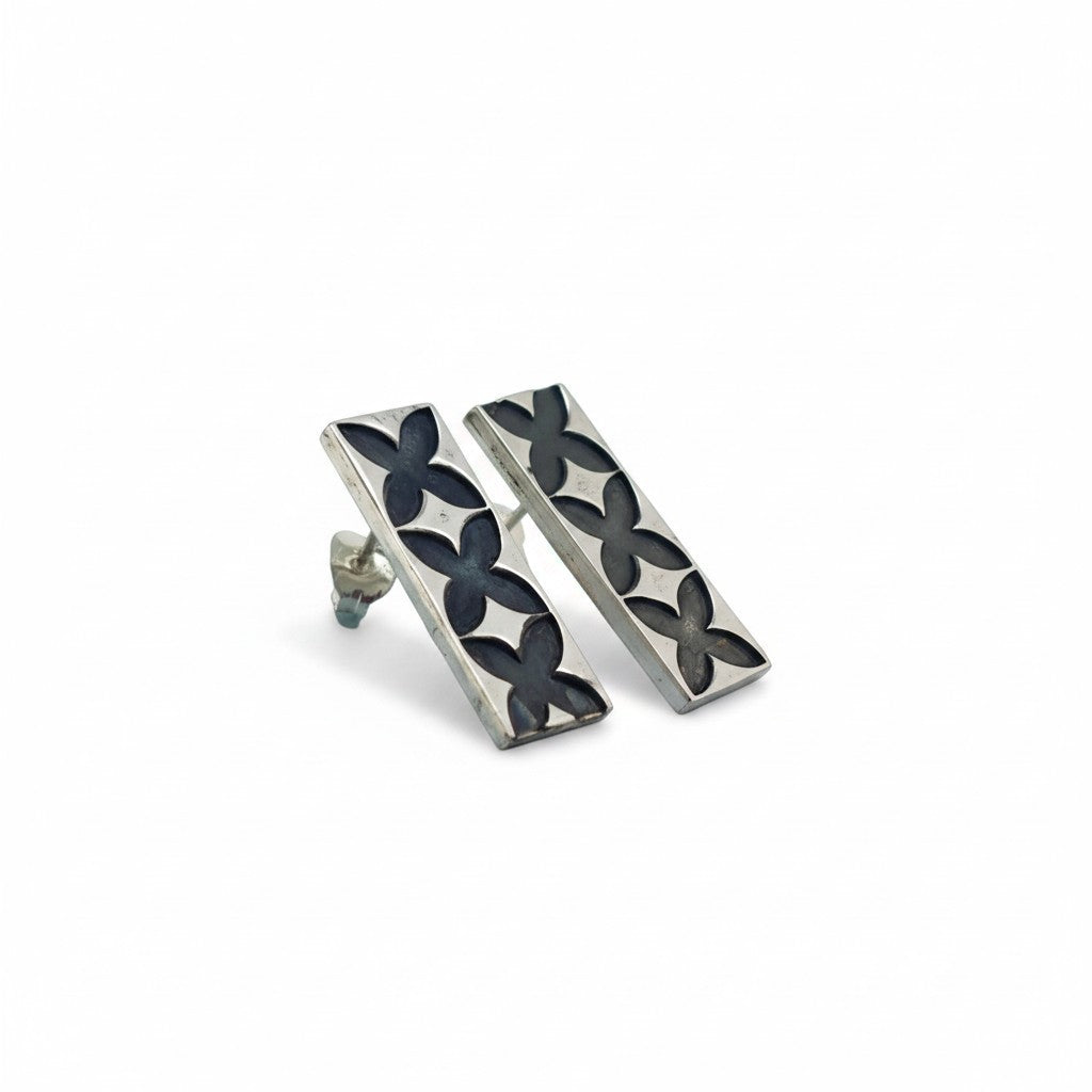 Frangipani Stud Earrings-Earrings-Danika Cooper Jewellery