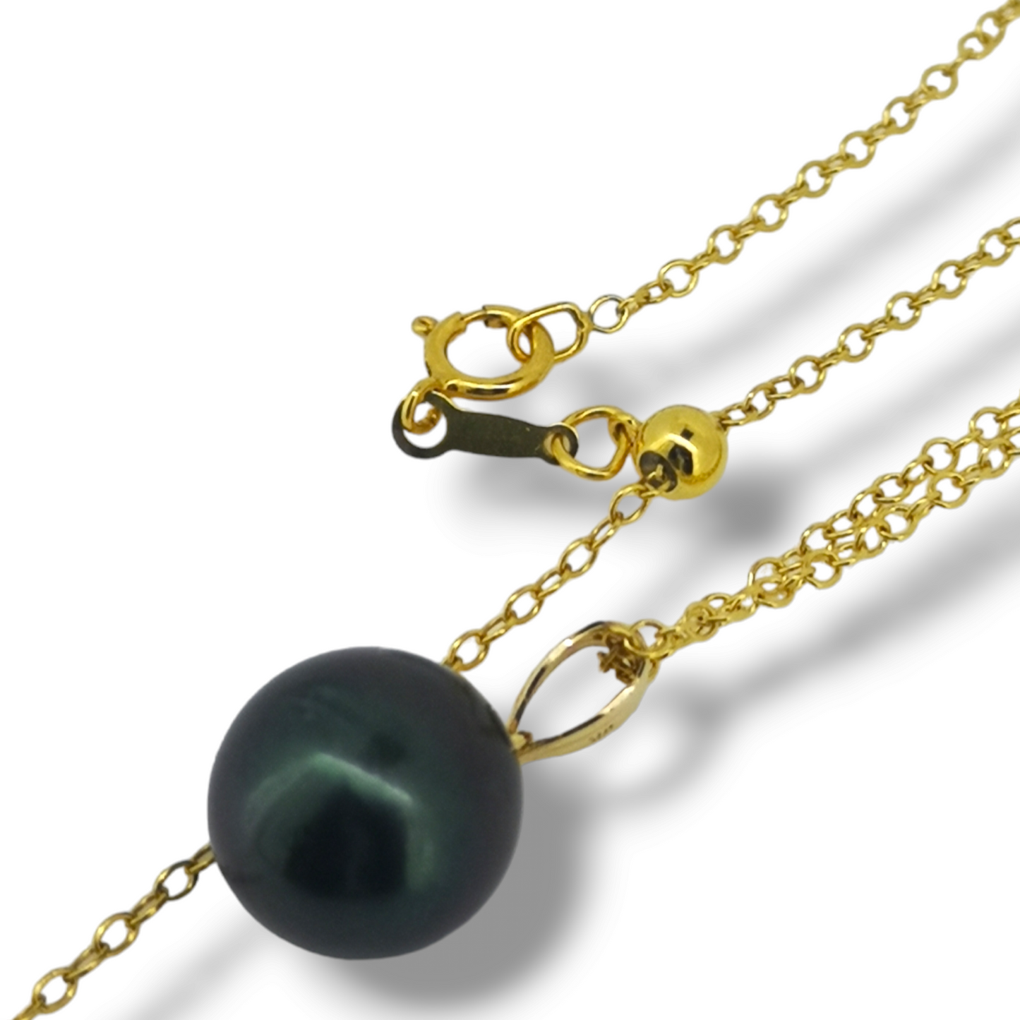 Classic Single Tahitian Necklace-Necklace-Danika Cooper Jewellery