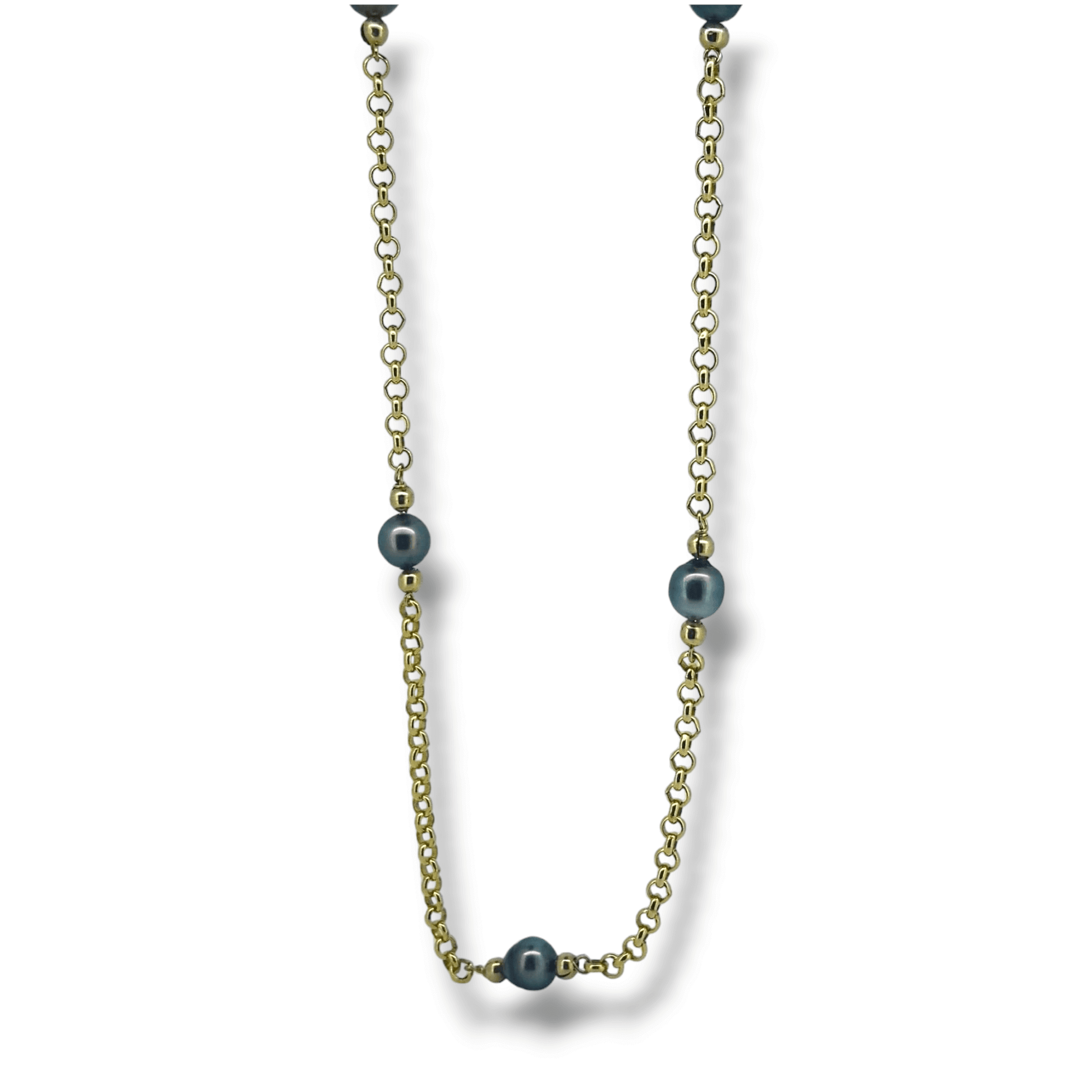 70CM SEVEN PEARL NECKLACE-Necklace-Danika Cooper Jewellery