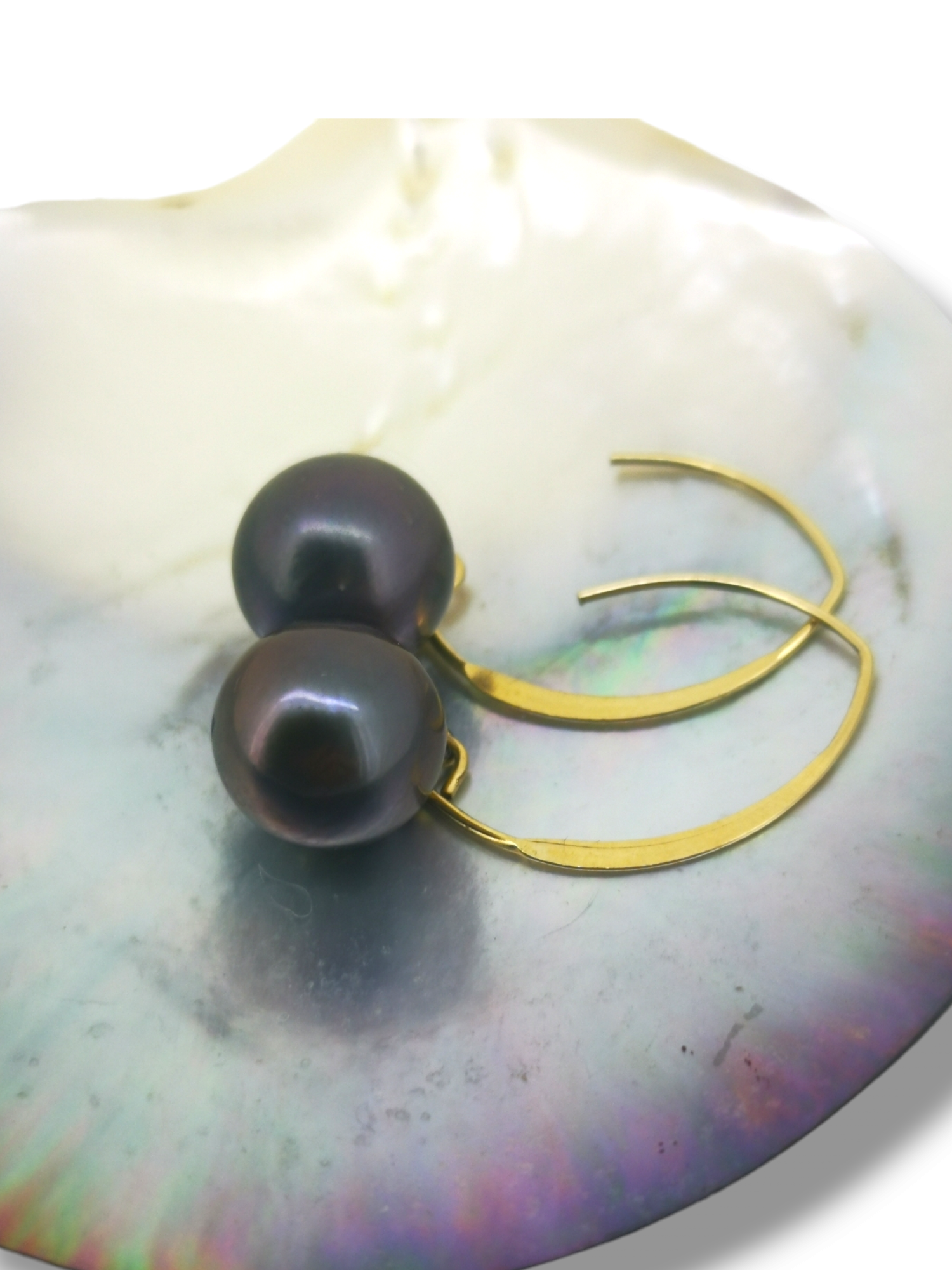 Crescent Earrings-Earrings-Danika Cooper Jewellery