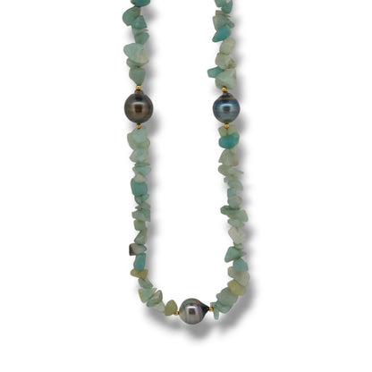 Amazonite Set Necklace & Earrings-Set-Danika Cooper Jewellery