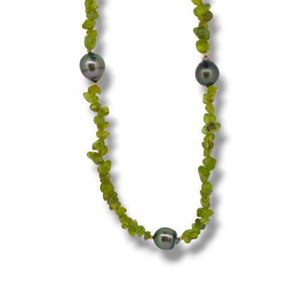 Peridot Set Necklace & Earrings-Set-Danika Cooper Jewellery