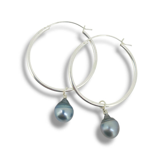 Euro Hoop Earrings-Earrings-Danika Cooper Jewellery