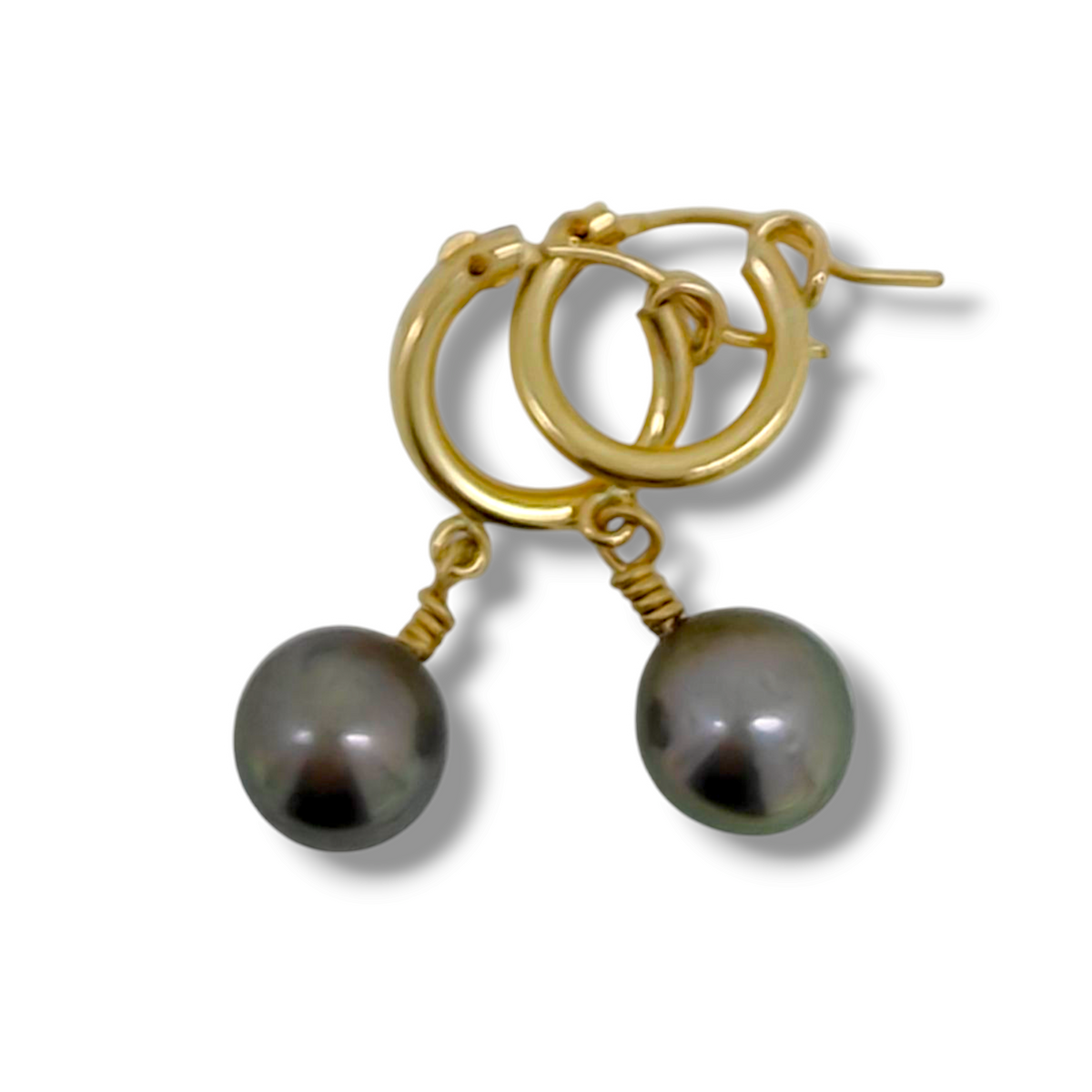 Aulelei Huggie Earrings-Earrings-Danika Cooper Jewellery