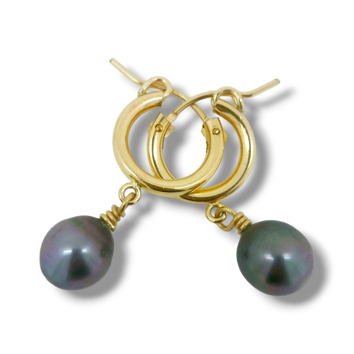 Aulelei Huggie Earrings-Earrings-Danika Cooper Jewellery