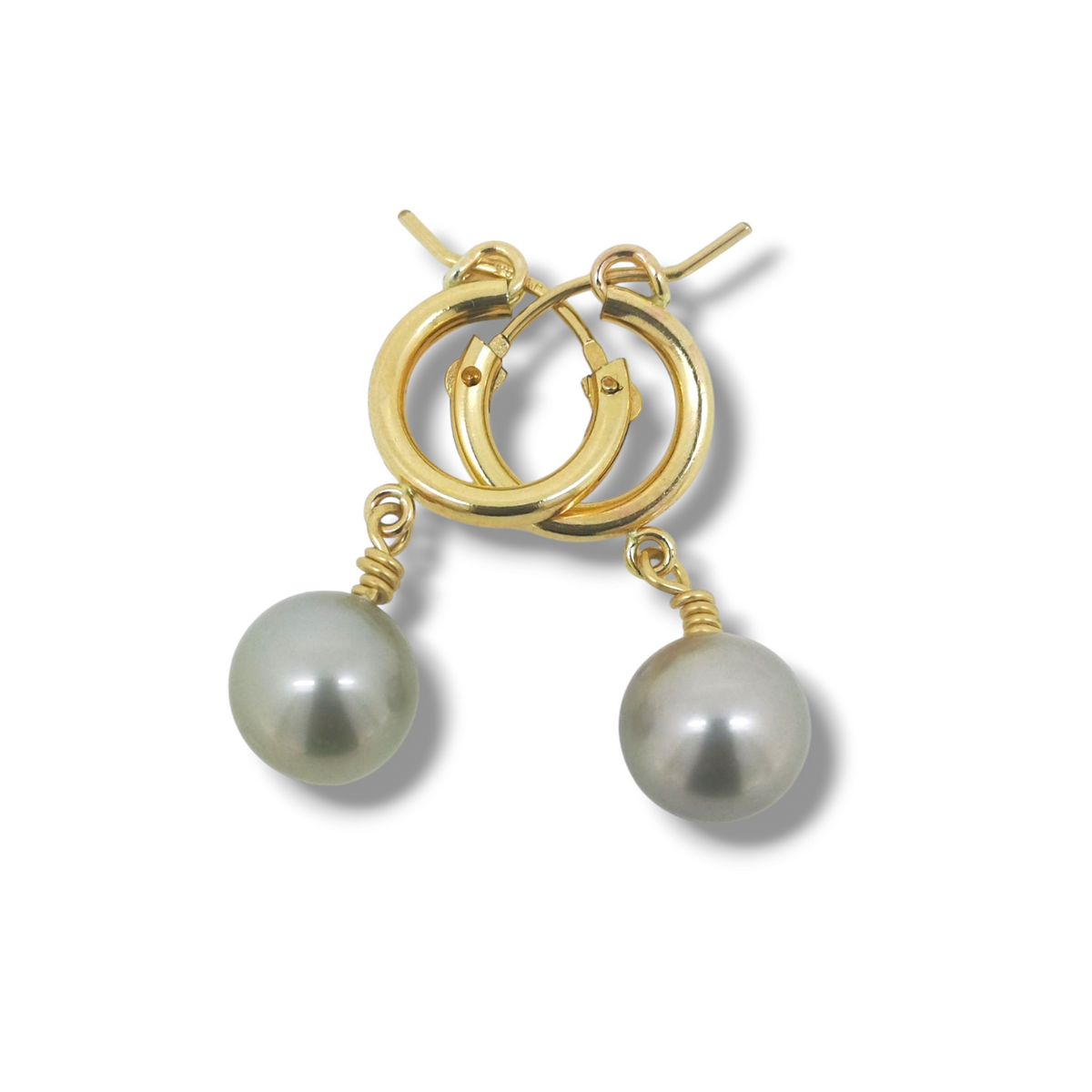 Aulelei Huggie Earrings-Earrings-Danika Cooper Jewellery