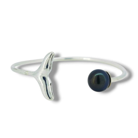 Whale Tail Cuff Bracelet 17-20cm-Danika Cooper Jewellery