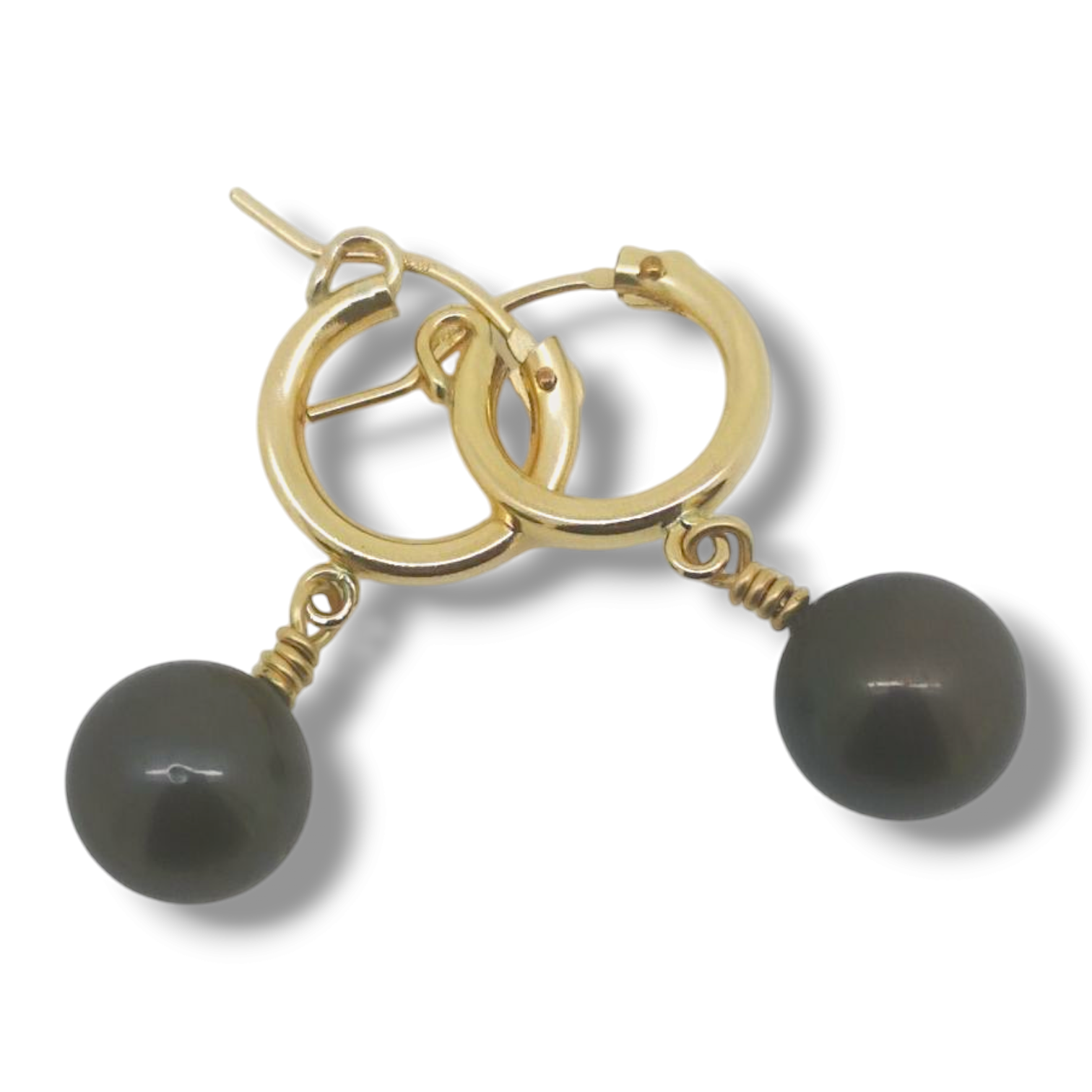 Aulelei Huggie Earrings-Earrings-Danika Cooper Jewellery