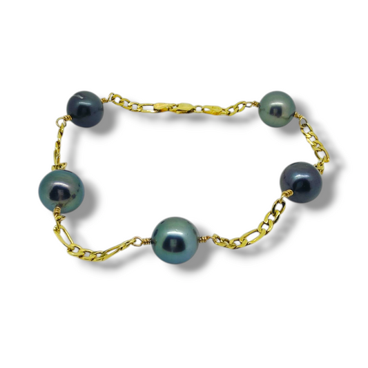 Roots Bracelet 22cm 14ct yellow gold-Danika Cooper Jewellery