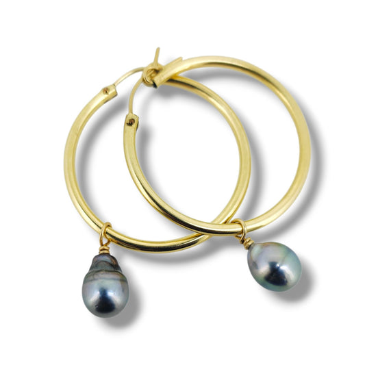 Euro Hoop Earrings-Earrings-Danika Cooper Jewellery