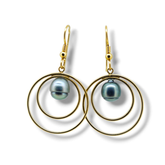 Orbit Hoop Earrings-Earrings-Danika Cooper Jewellery