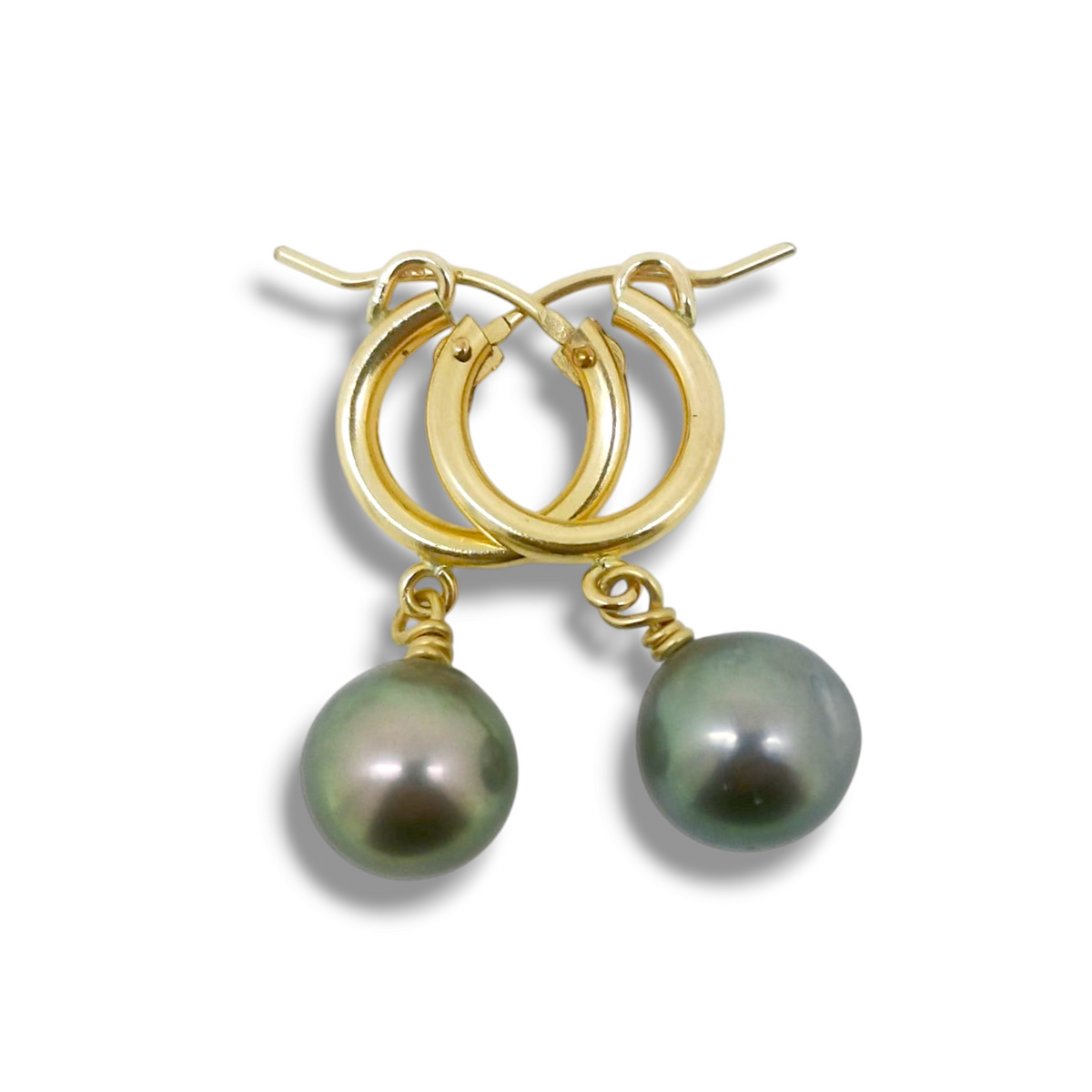 Aulelei Huggie Earrings-Earrings-Danika Cooper Jewellery