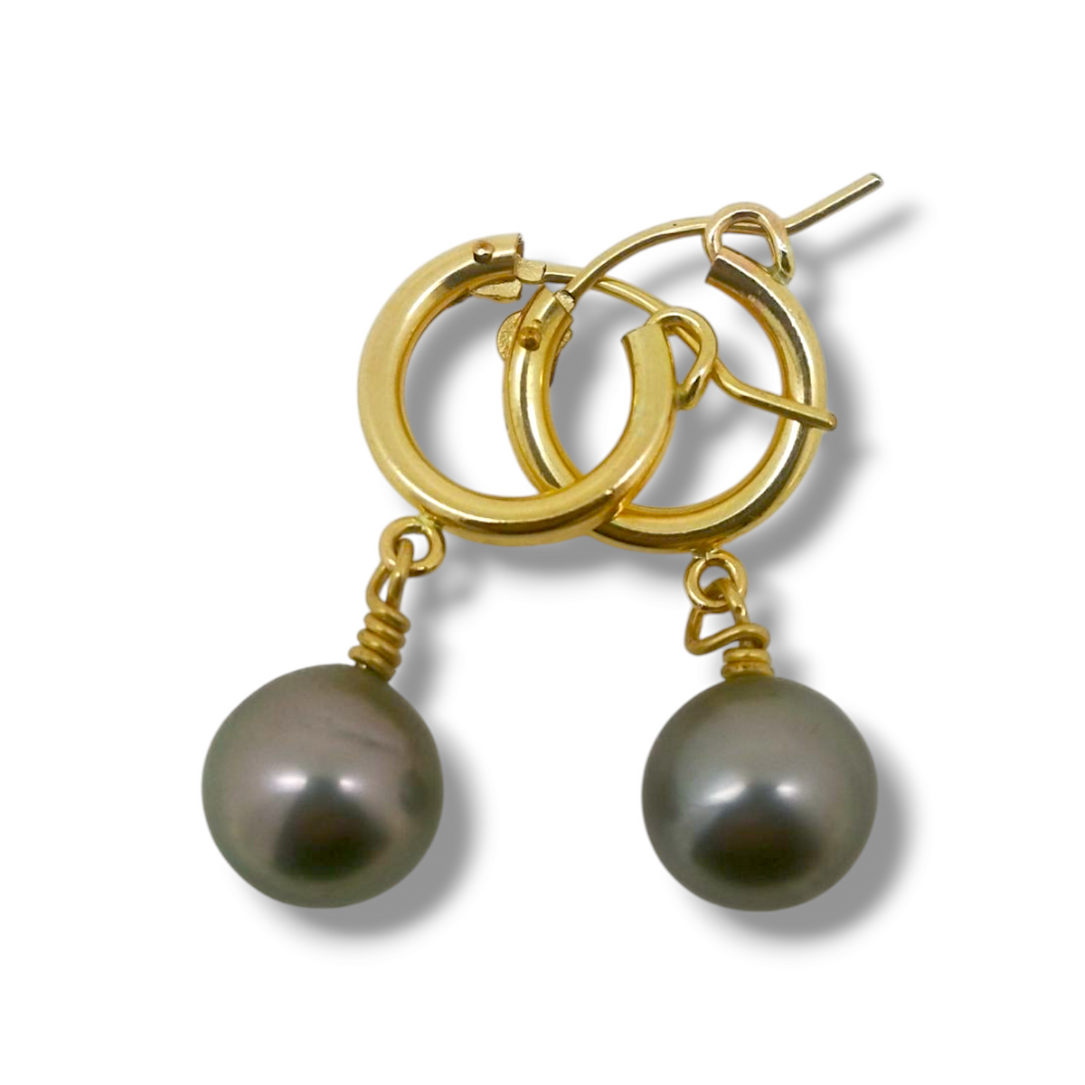 Aulelei Huggie Earrings-Earrings-Danika Cooper Jewellery