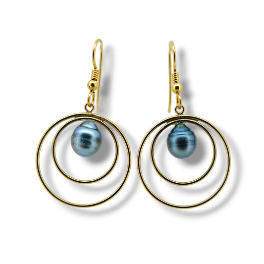 Orbit Hoop Earrings-Earrings-Danika Cooper Jewellery