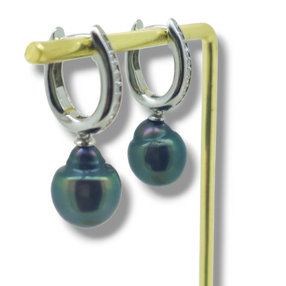 Keira Huggie Earrings-Earrings-Danika Cooper Jewellery