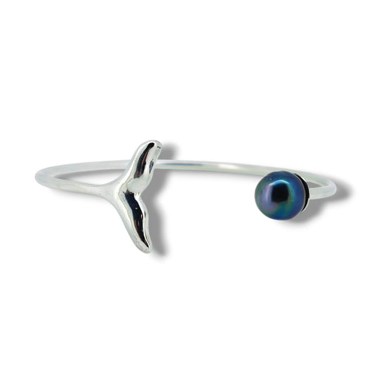 Whale Tail Cuff Bracelet 17-20cm-Danika Cooper Jewellery