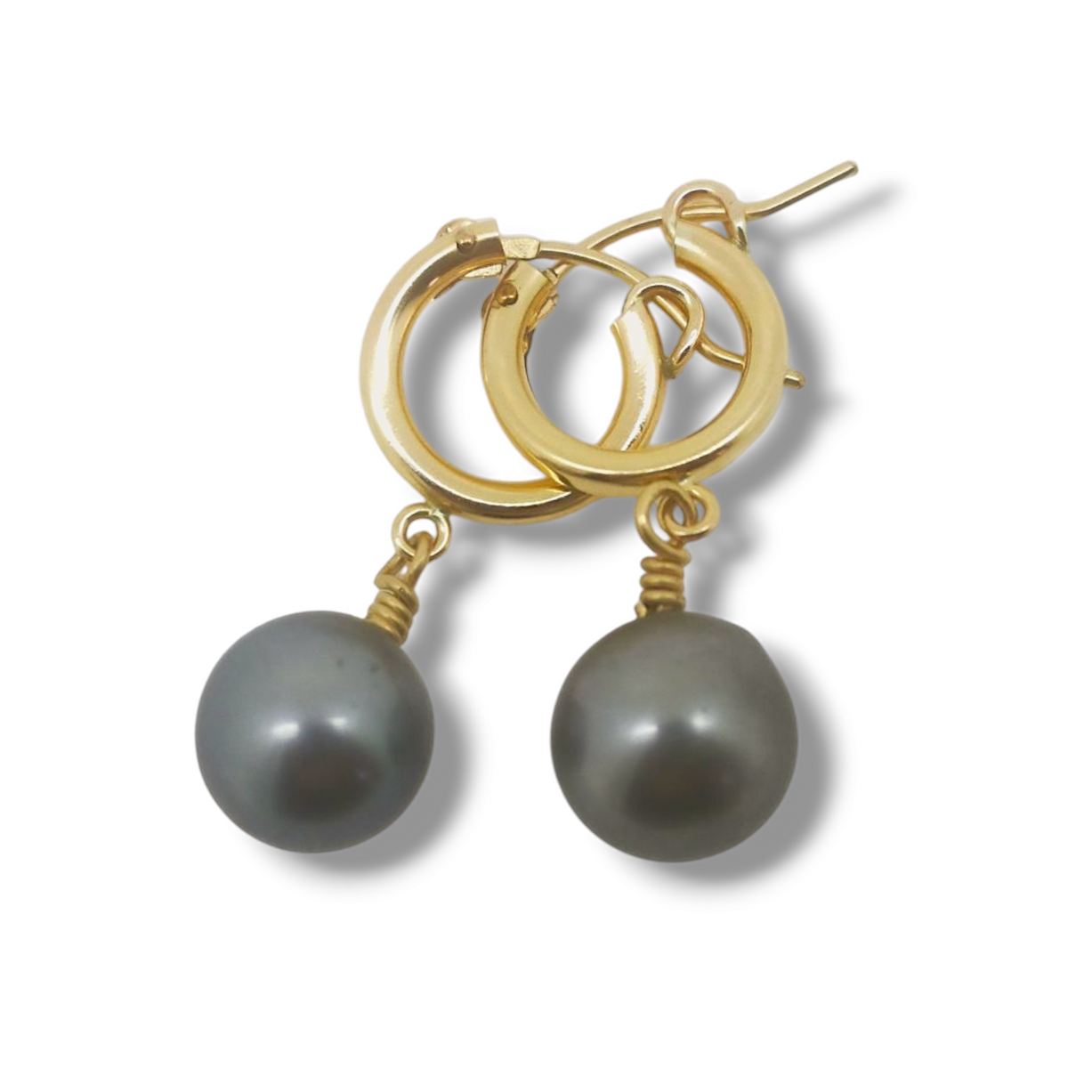 Aulelei Huggie Earrings-Earrings-Danika Cooper Jewellery
