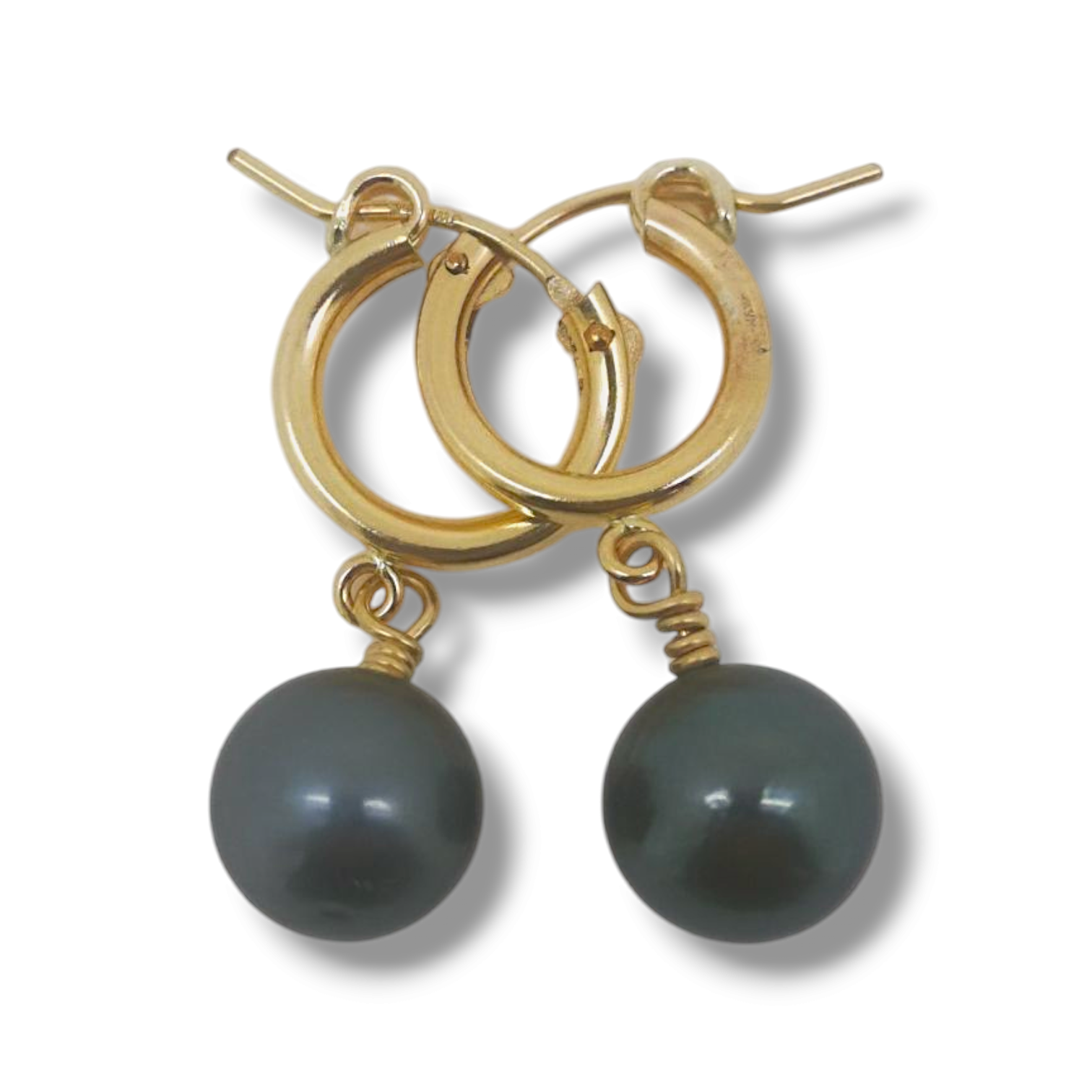 Aulelei Huggie Earrings-Earrings-Danika Cooper Jewellery