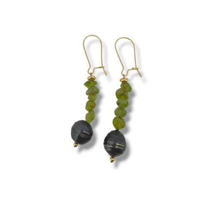 Peridot Set Necklace & Earrings-Set-Danika Cooper Jewellery